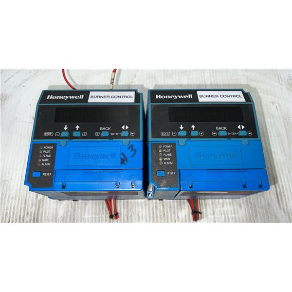 (2) Honeywell #RM7890 B 1014 Flame Safeguard Controllers