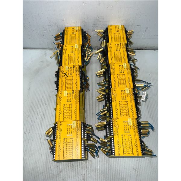 Lot of (10) Pilz #777606 / PNOZ X9P 24VDC 100-240VACDC 7 N/O Modules