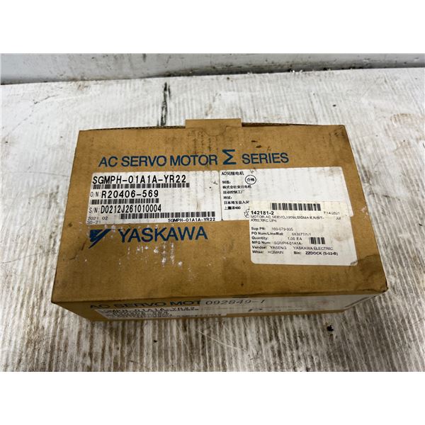 New ? Yaskawa #SGMPH-01A1A-YR22 AC Servo Motor