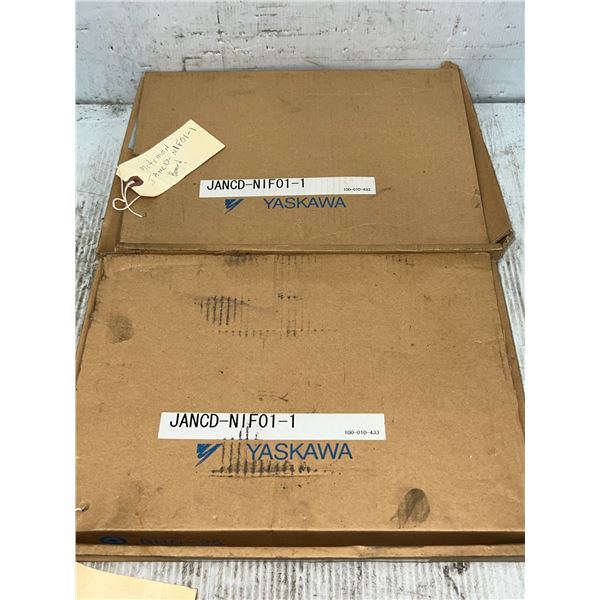 Lot of (2) New? Yaskawa #JANCD-NIF01-1 Rev. E1 Boards