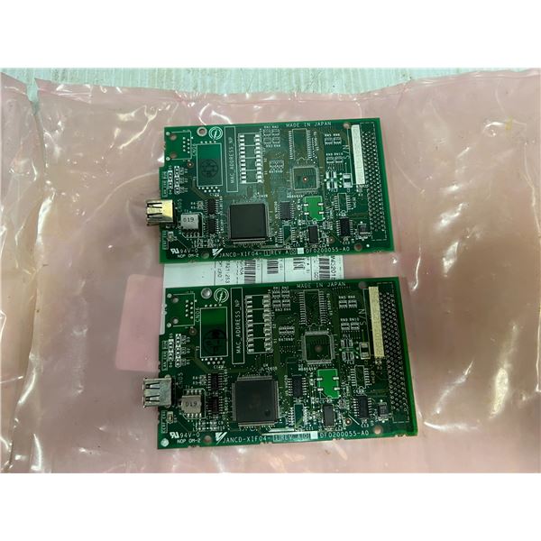 Lot of (2) Yaskawa #JANCD-XIF04-1 Circuit Boards