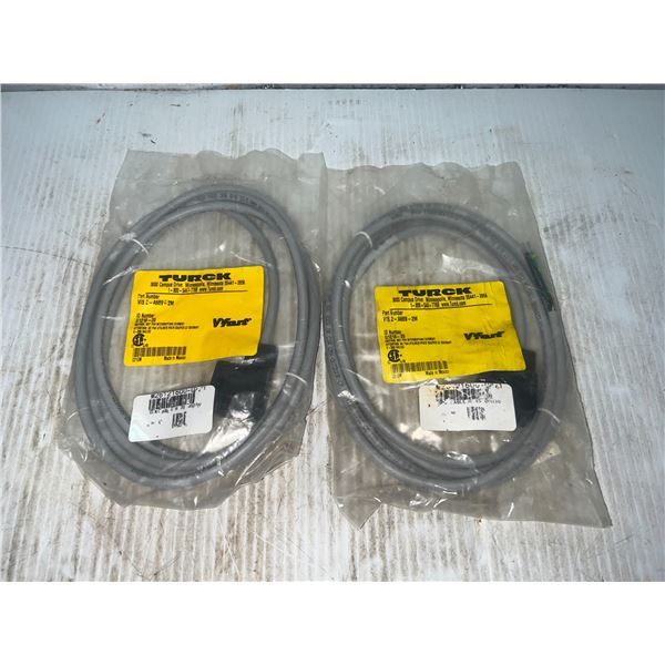 Lot of (2) New ? Turck #VIS2-A669-2M Cable Sets