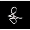 0.52 ctw Diamond Ring - 14KT White Gold