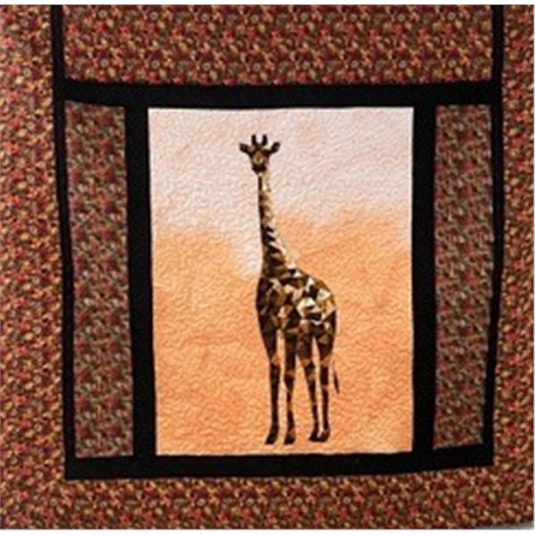 Handmade King Size Quilt Giraffe