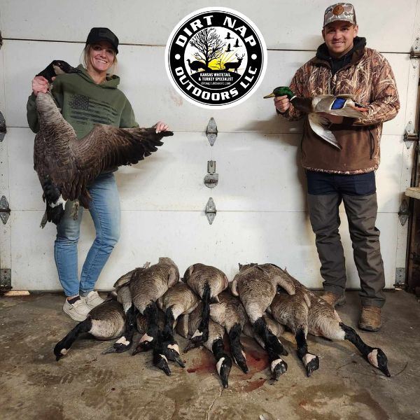 Kansas Four Day Waterfowl/Greater Canada Goose Hunt for Two