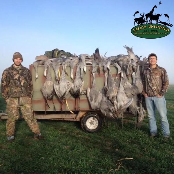 Three Day Texas Sandhill Crane Hunt for Two