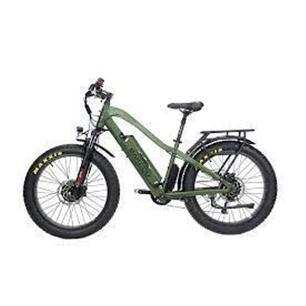 Bakcou Kodiak AWD E-Bike in Matte Army Green
