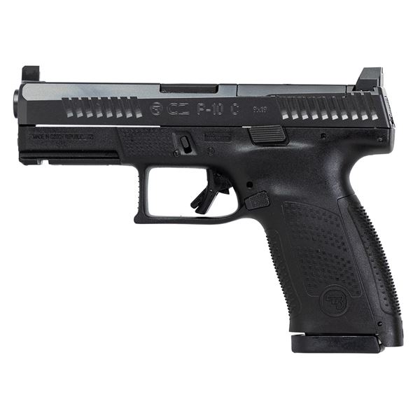 CZ P-10 C OR COMPACT 9MM 4" TRITIUM NS BLK 3 15RD