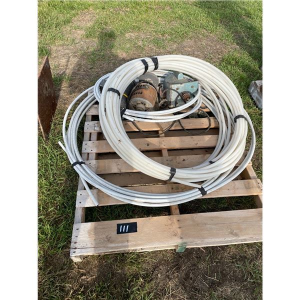 Assorted pipe/motors