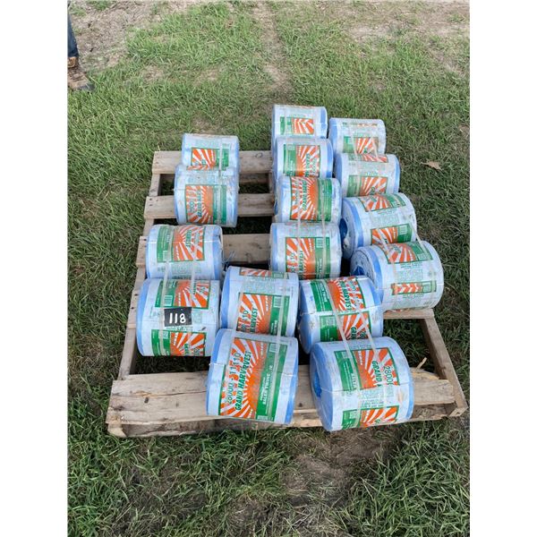 16 rolls 28,000 baler twine