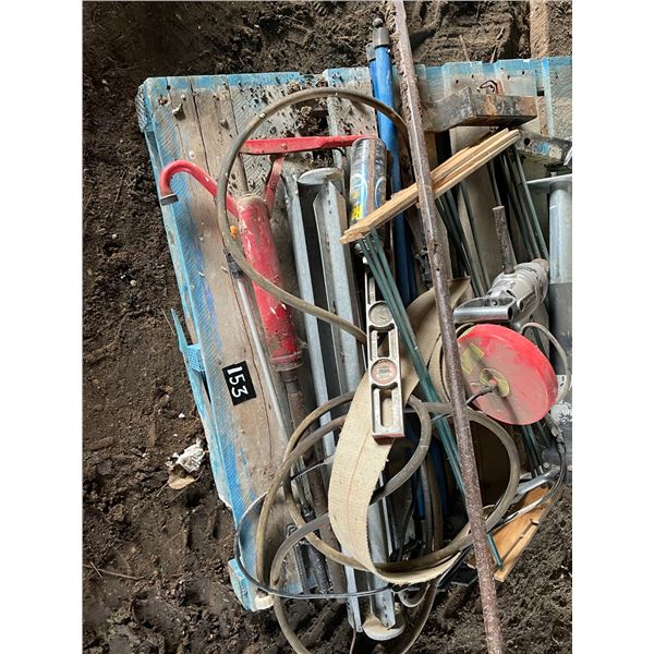 jack/crow bar/level/water heater/