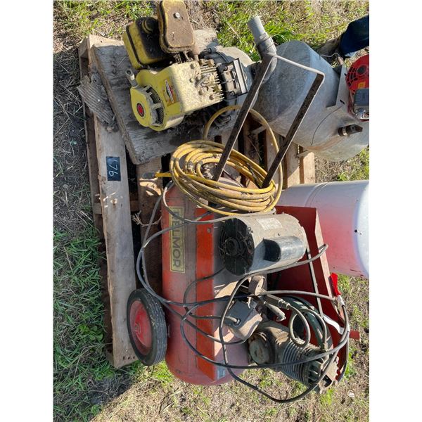 Air compressors/pressure tank