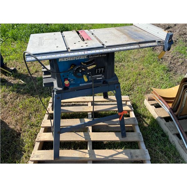 Mastercraft 10 in table saw