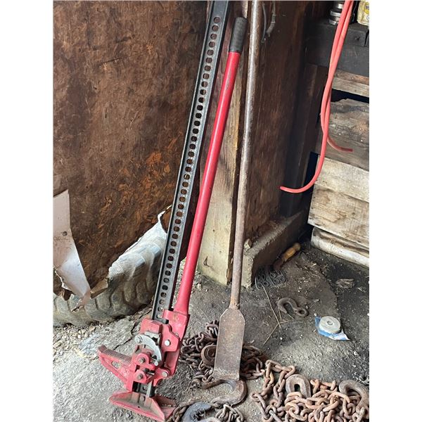 Jack all, Ice chisel, grain shovel