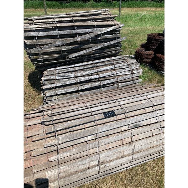 4 Rolls of Snow fence