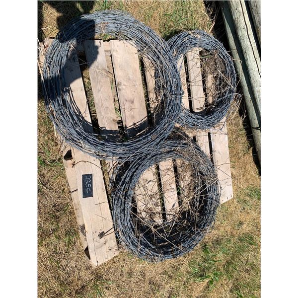 3 rolls - Barbwire