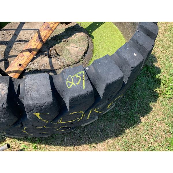 Watering tire and panels