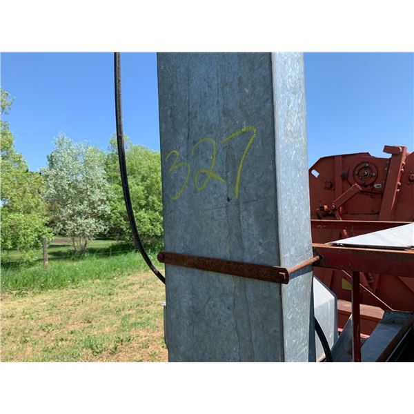 Grain cleaner on trailer