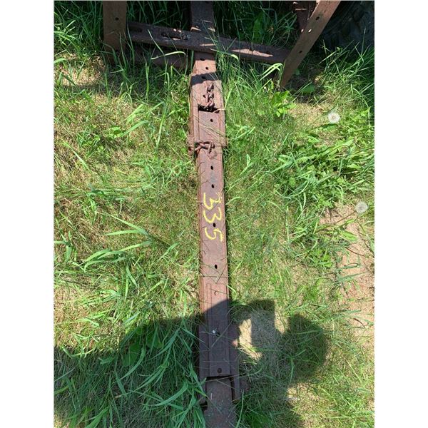 300 Steel posts and 4 wheel trailer