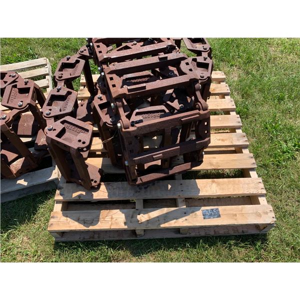 Set of tracks for Bobcat skidsteer