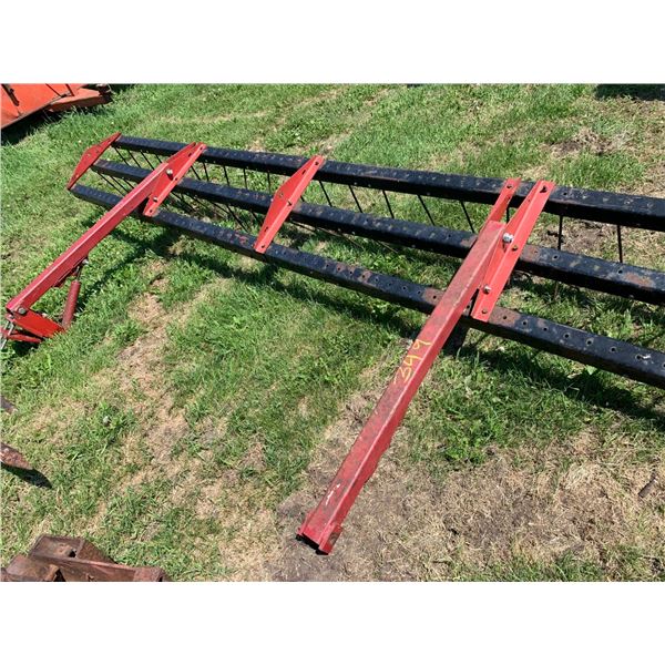 Tine harrows for cultivator