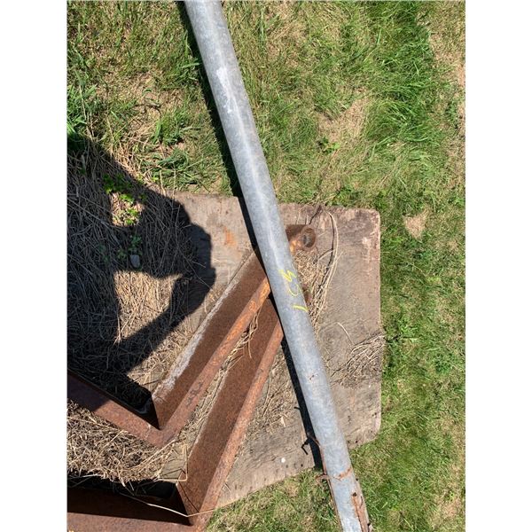 2 - pencil augers, 2 HD Pallet forks (no frame)