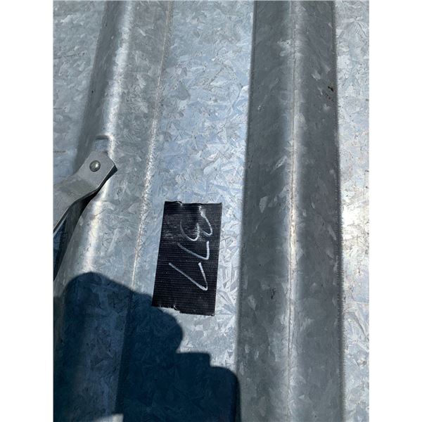 Assorted tin/2 wheel trailer/bin doors