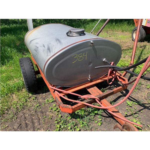 2 wheel tank sprayer w/200 gallon tank