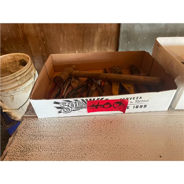 Assorted plyers/hammer