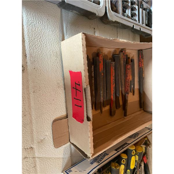 Assorted chisels