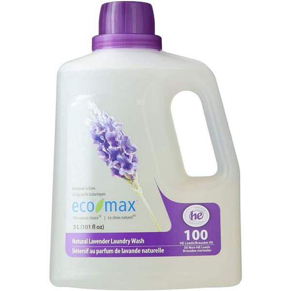 NEW 3L ECO MAX NATURAL LAVENDER LAUNDRY WASH