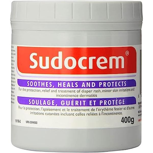 NEW JAR OF SUDOCREM 400G PROTECTS AGAINST DIAPER