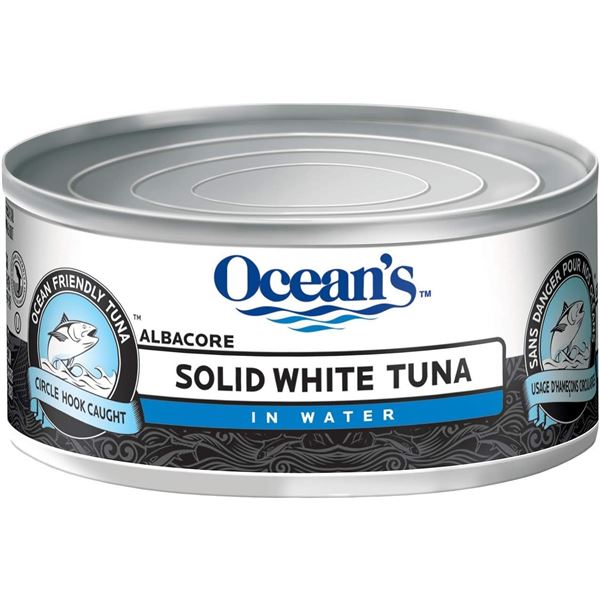 NEW CASE OF 12 OCEANS ALBACORE SOLID WHITE TUNA