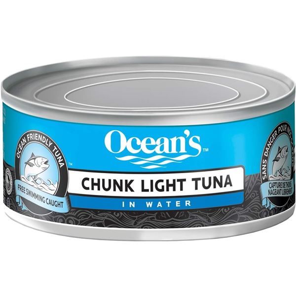 NEW CASE OF 12 OCEANS SKIPJACK CHUNK LIGHT TUNA