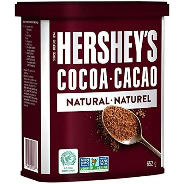 NEW HERSHEY'S UNSWEETENED COCOA POWDER 652G