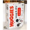 NW BOX OF HUGGIES SNUG AND DRY 27LBS DIAPERS