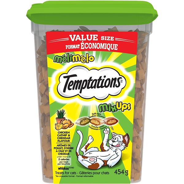 NEW VALUE SIZE 454G TEMPTATIONS MIXUPS CAT TREATS