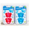 Image 1 : NEW SET OF 2 DR BROWNS 2 PACKS OF PACIFIERS