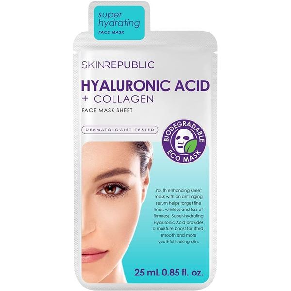 NEW 4 PACK OF SKIN REPUBLIC HYALURONIC ACID +
