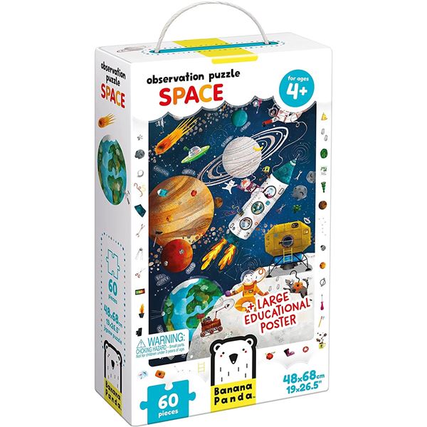 NEW BANANA PANDA OBSERVATION SPACE 60PC PUZZLE
