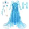 Image 1 : NEW ELSA PRINCESS COSTUME DRESS WITH ACCESSORIES