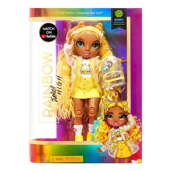 NEW SUNNY MADISON RAINBOW JUNIOR HIGH DOLL