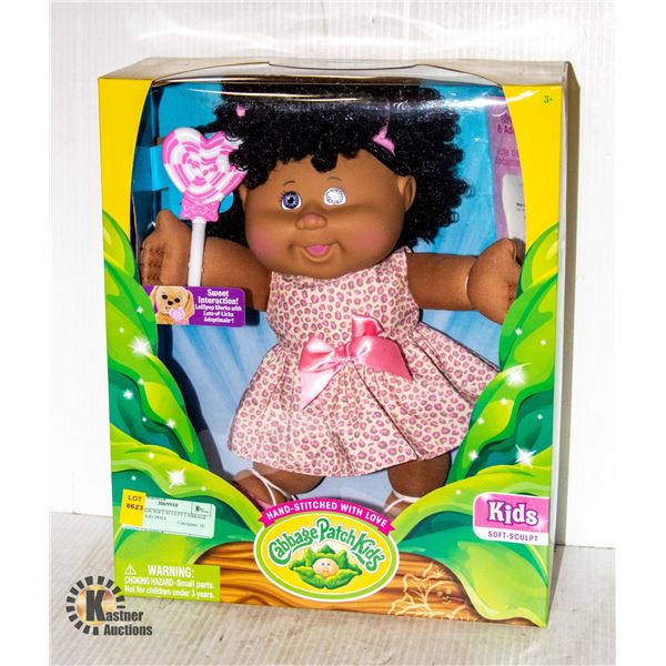 NEW KIDS SOFT SCULPT CABBAGE PATCH KID DOLL