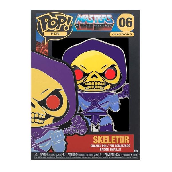 NEW POP PIN SKELETOR ENAMEL PIN