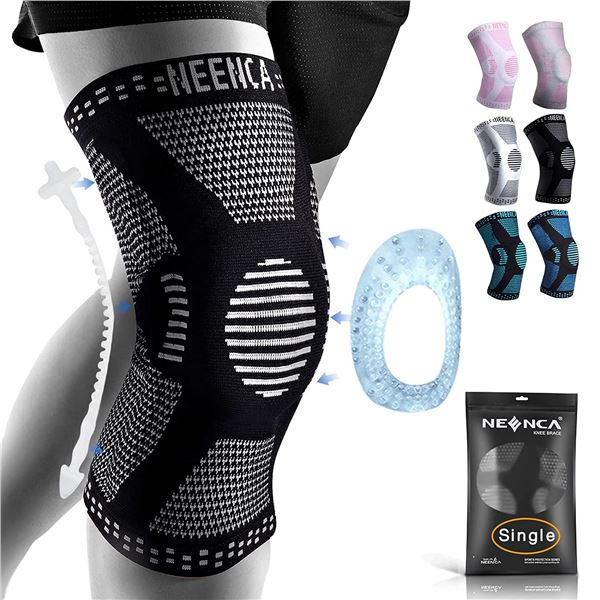 NEW NEENCA KNEE BRACE - SPORTS LIFE - SIZE L BLACK