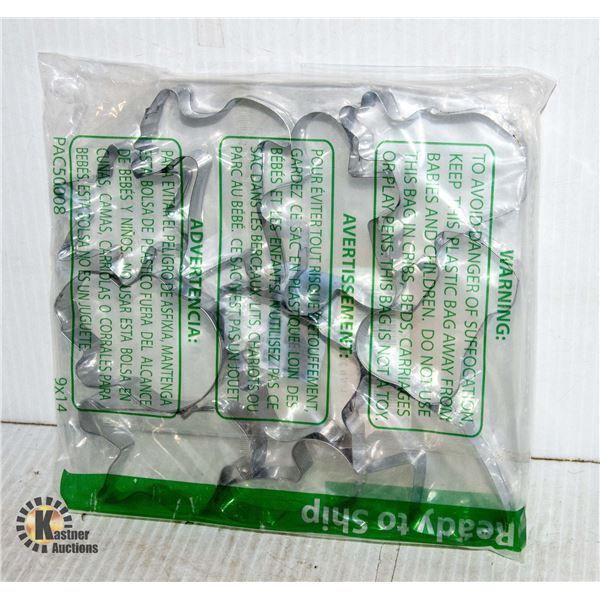 NEW 10PCS CHRISTMAS COOKIE CUTTER SET, STAINLESS