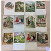 Image 1 : Signed Artist Pauli Ebner Children & Holiday Greeting Postcards 35