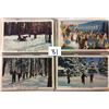 Image 3 : Sports Winter Skiing Album Approx. 150 Postcards