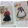 Image 4 : Silk Embroidered Dancers Album 32 Postcards