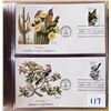 Image 3 : First Day Issue Set of 50 States Birds & Flowers Album